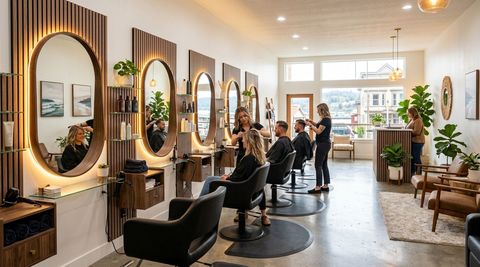 Illustration of North Coast Hair Cutter, beauty salon in Astoria, OR